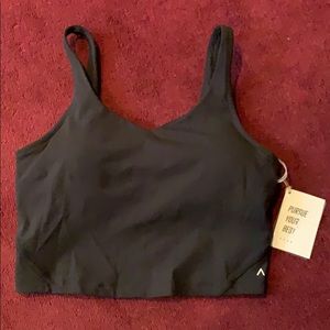 Acta influx crop top tank bra